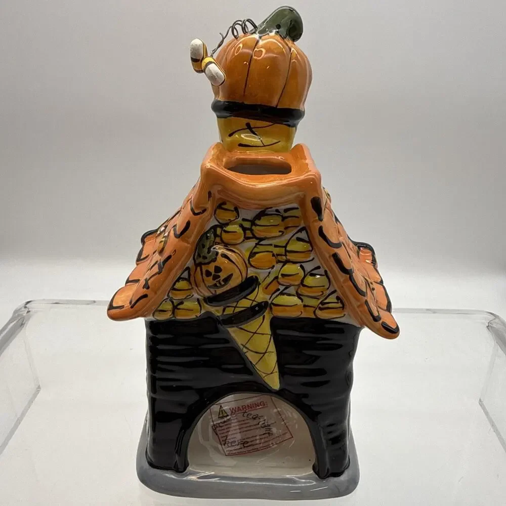 Blue Sky Clayworks Halloween I Scream (Ice Cream) Parlour Candle House, NEW